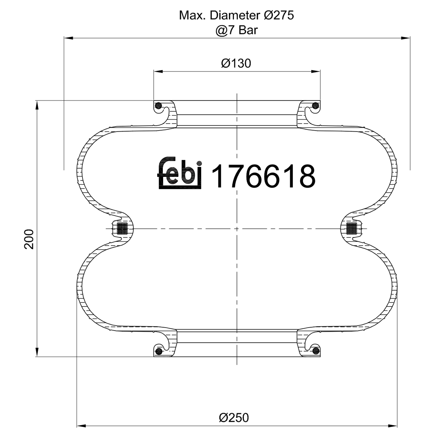 FEBI BILSTEIN 176618 250mm