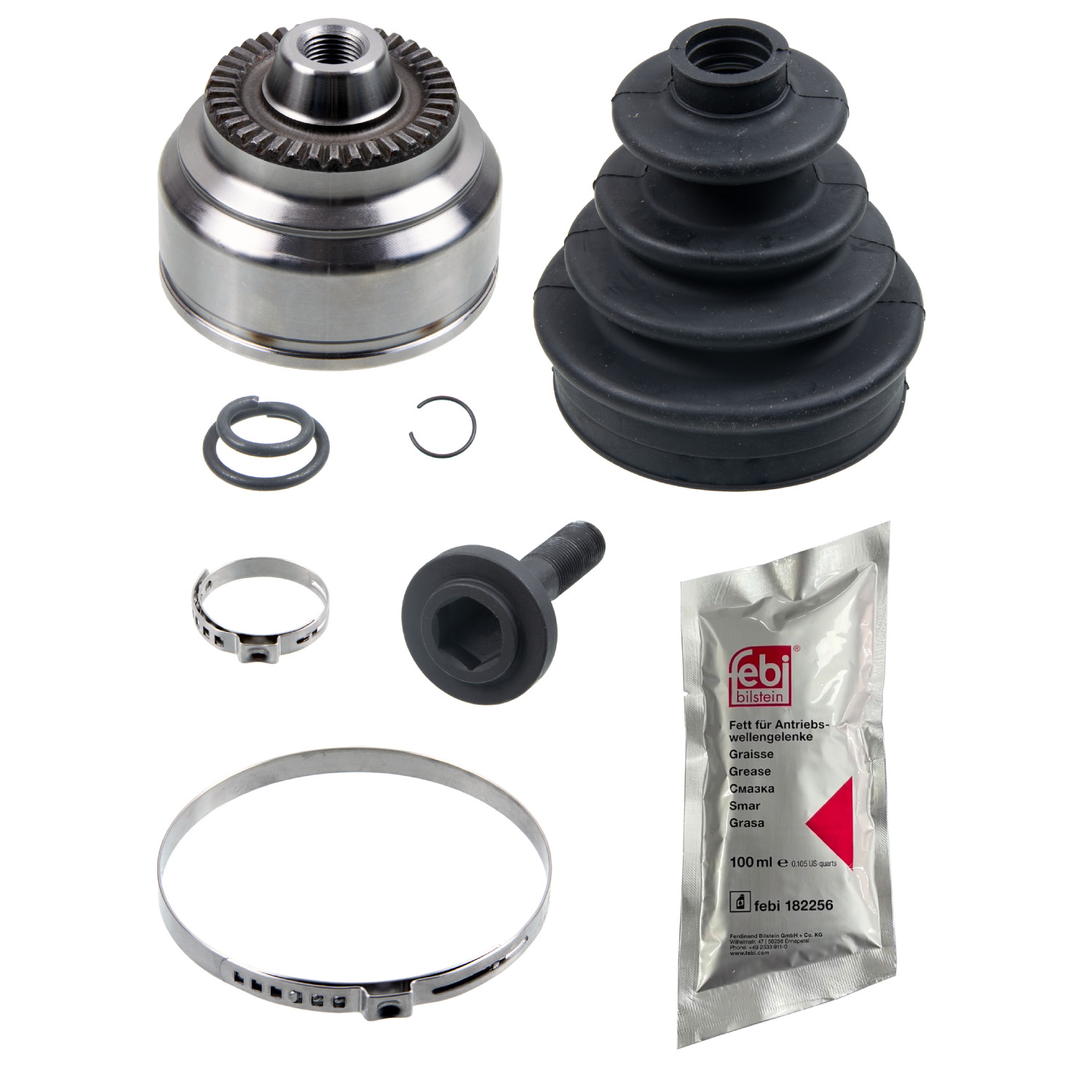 FEBI BILSTEIN Ledsæt, drivaksel 185038 højre foraksel for BMW