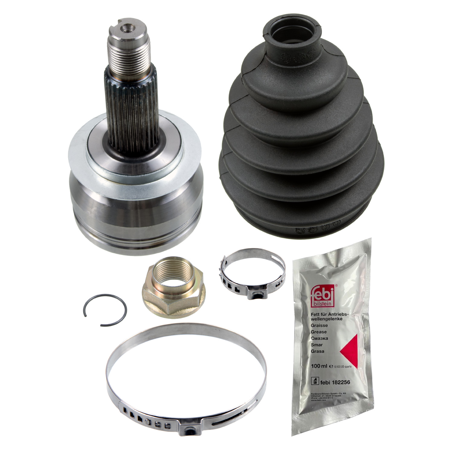 FEBI BILSTEIN Ledsæt, drivaksel 185460 højre foraksel for SUBARU
