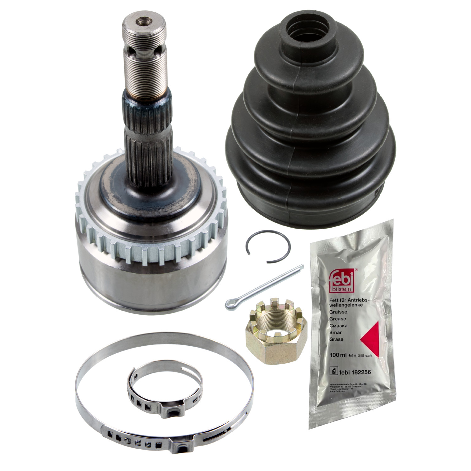 FEBI BILSTEIN Ledsæt, drivaksel 185746 højre foraksel for VAUXHALL OPEL