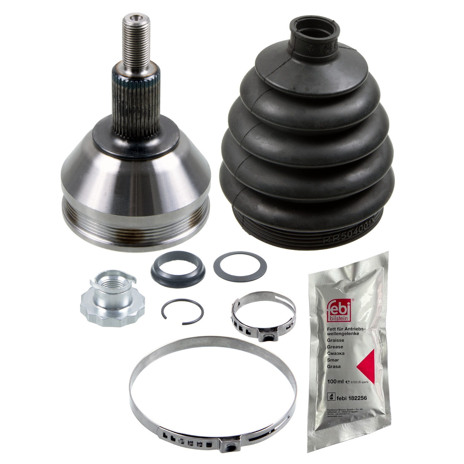 FEBI BILSTEIN Ledsæt, drivaksel 185768 højre foraksel for VW