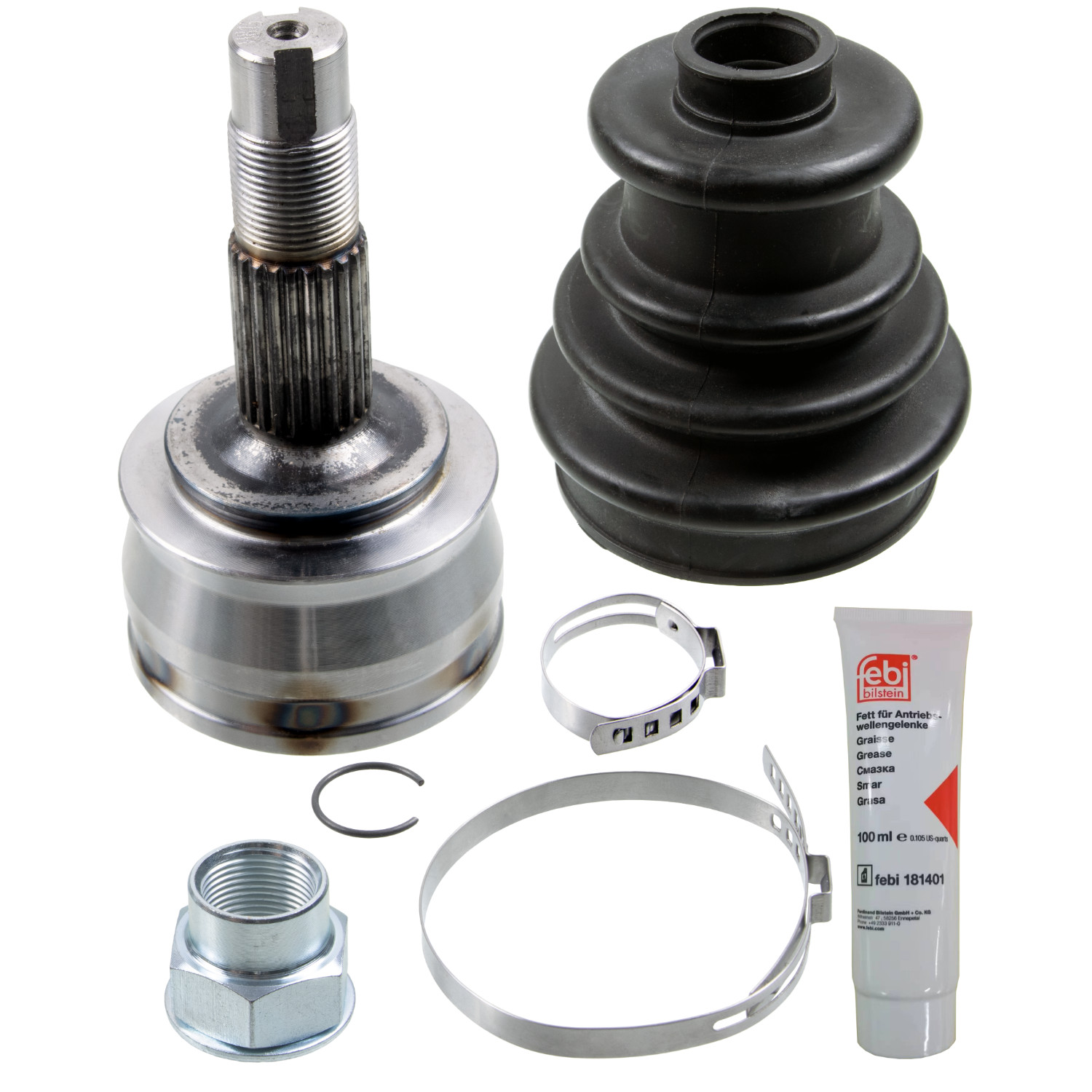 FEBI BILSTEIN Ledsæt, drivaksel 185921 højre foraksel for VAUXHALL
