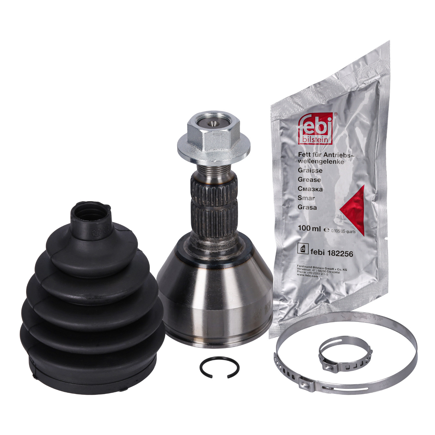 FEBI BILSTEIN Ledsæt, drivaksel 186260 højre foraksel for OPEL VAUXHALL