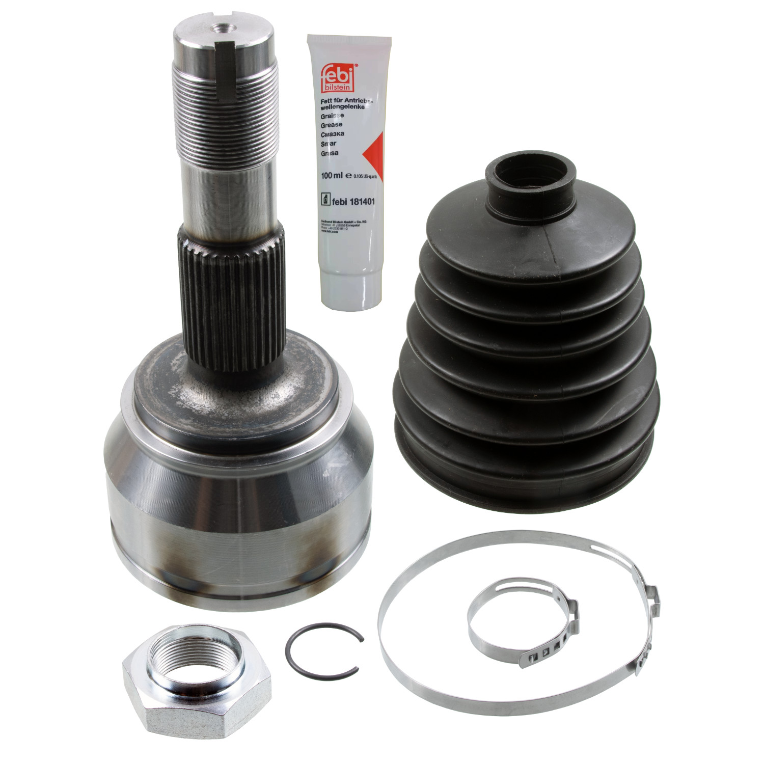 FEBI BILSTEIN Ledsæt, drivaksel 186268 højre foraksel for FIAT