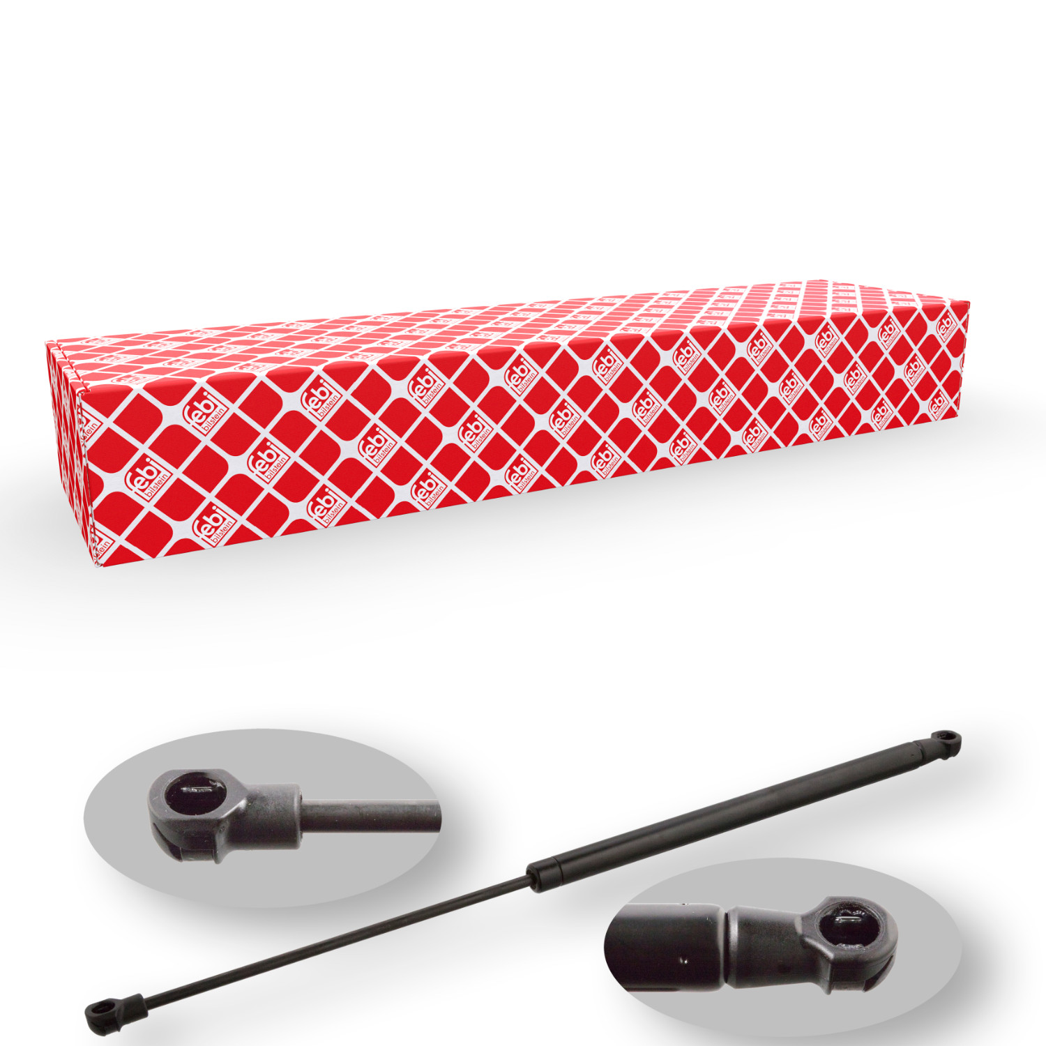 FEBI BILSTEIN Gasfjeder, kuffert-/lastrum 103843 bagved til venstre for FORD FORD USA
