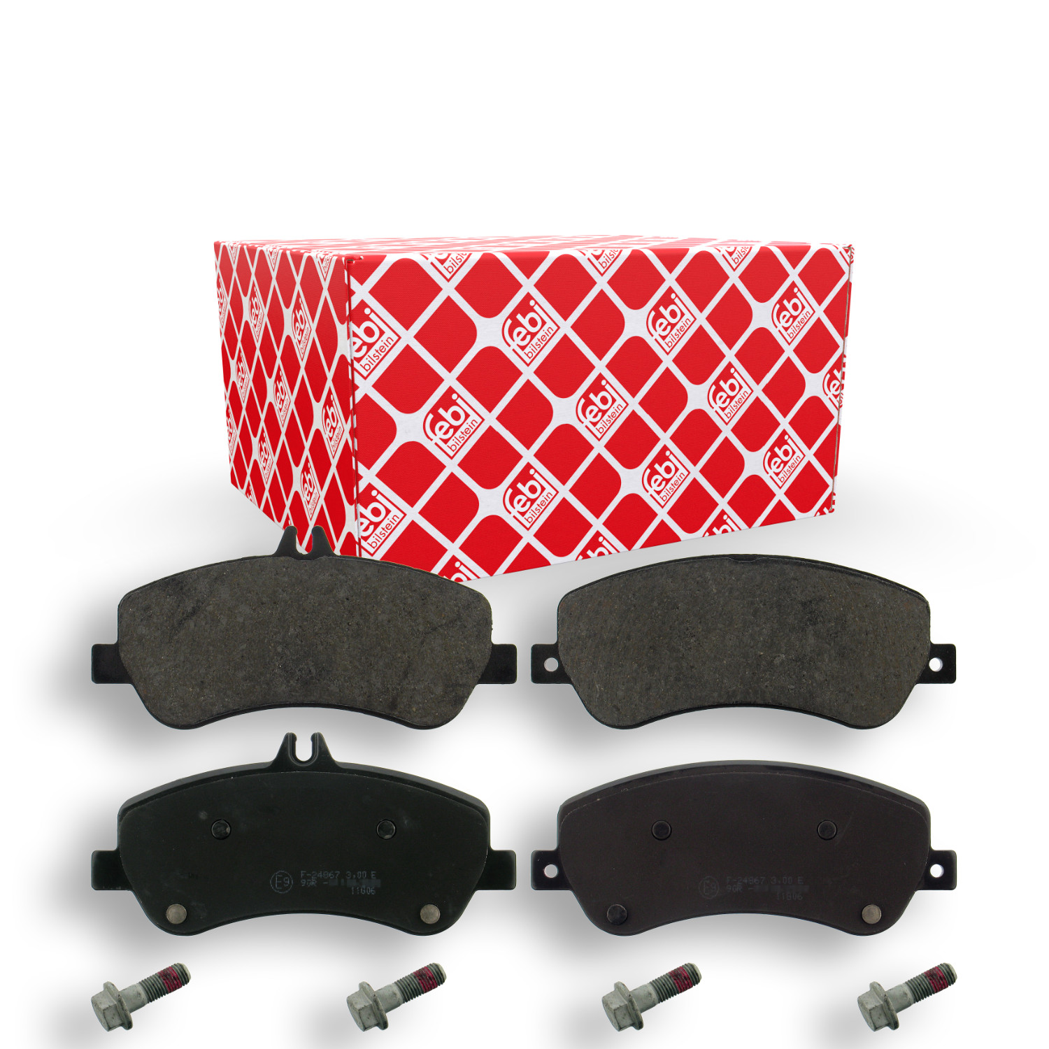 FEBI BILSTEIN Bremseklodser 16808 foraksel for MERCEDES-BENZ