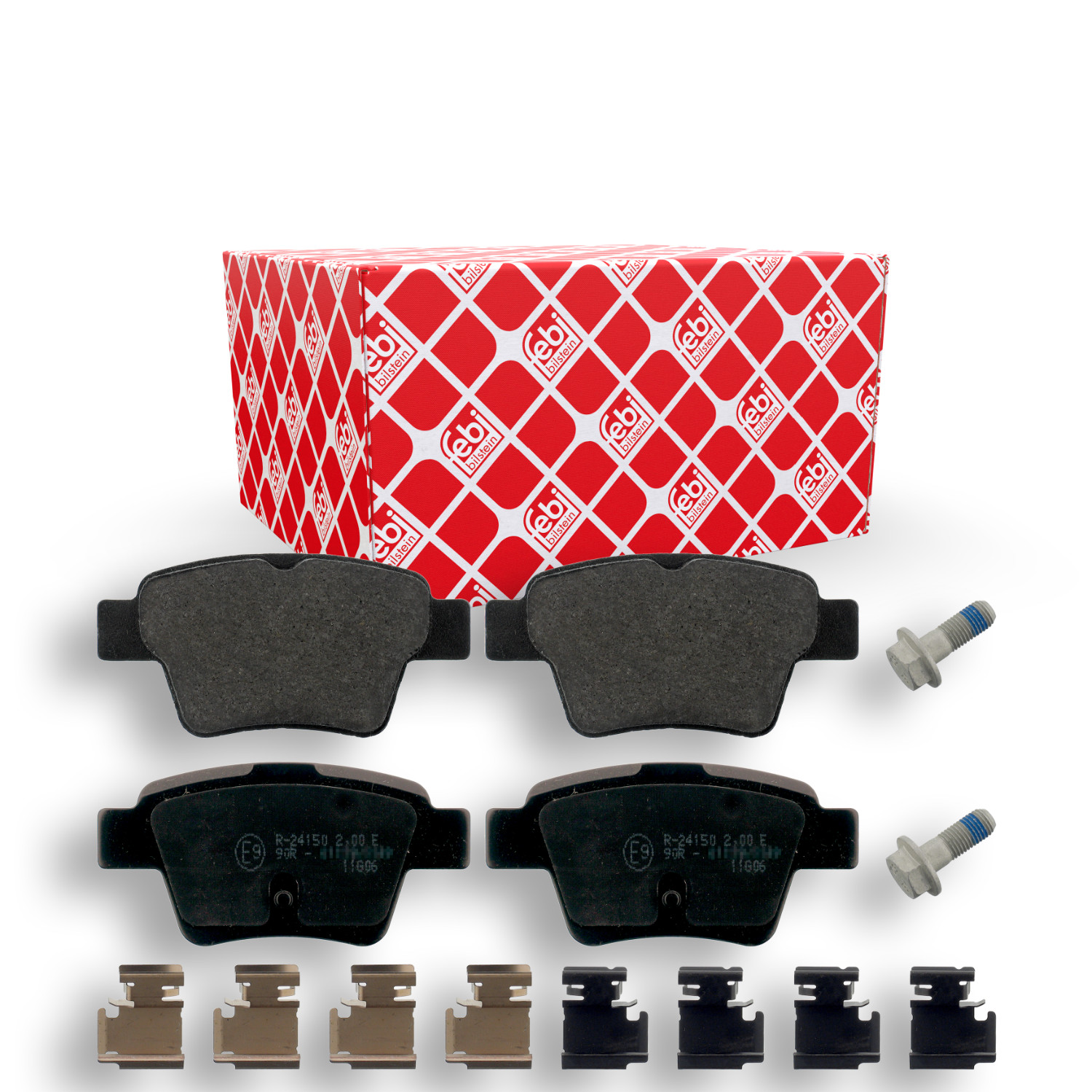 FEBI BILSTEIN Bremseklodser 16813 bagaksel for PEUGEOT CITROËN GEELY