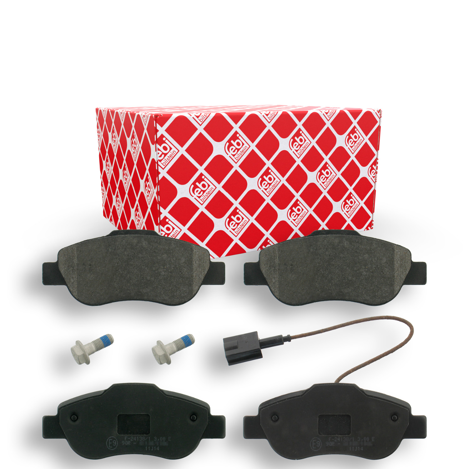 FEBI BILSTEIN Bremseklodser 16841 foraksel for FORD FIAT