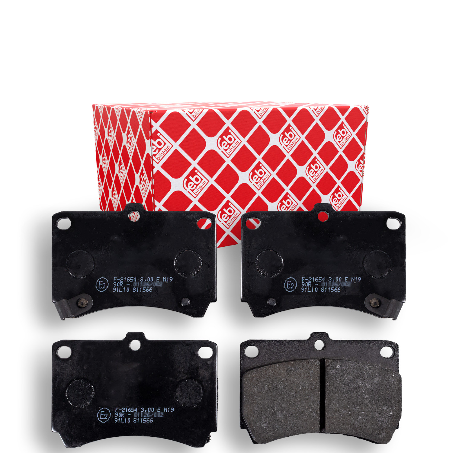 FEBI BILSTEIN Bremseklodser 16195 foraksel for MAZDA KIA