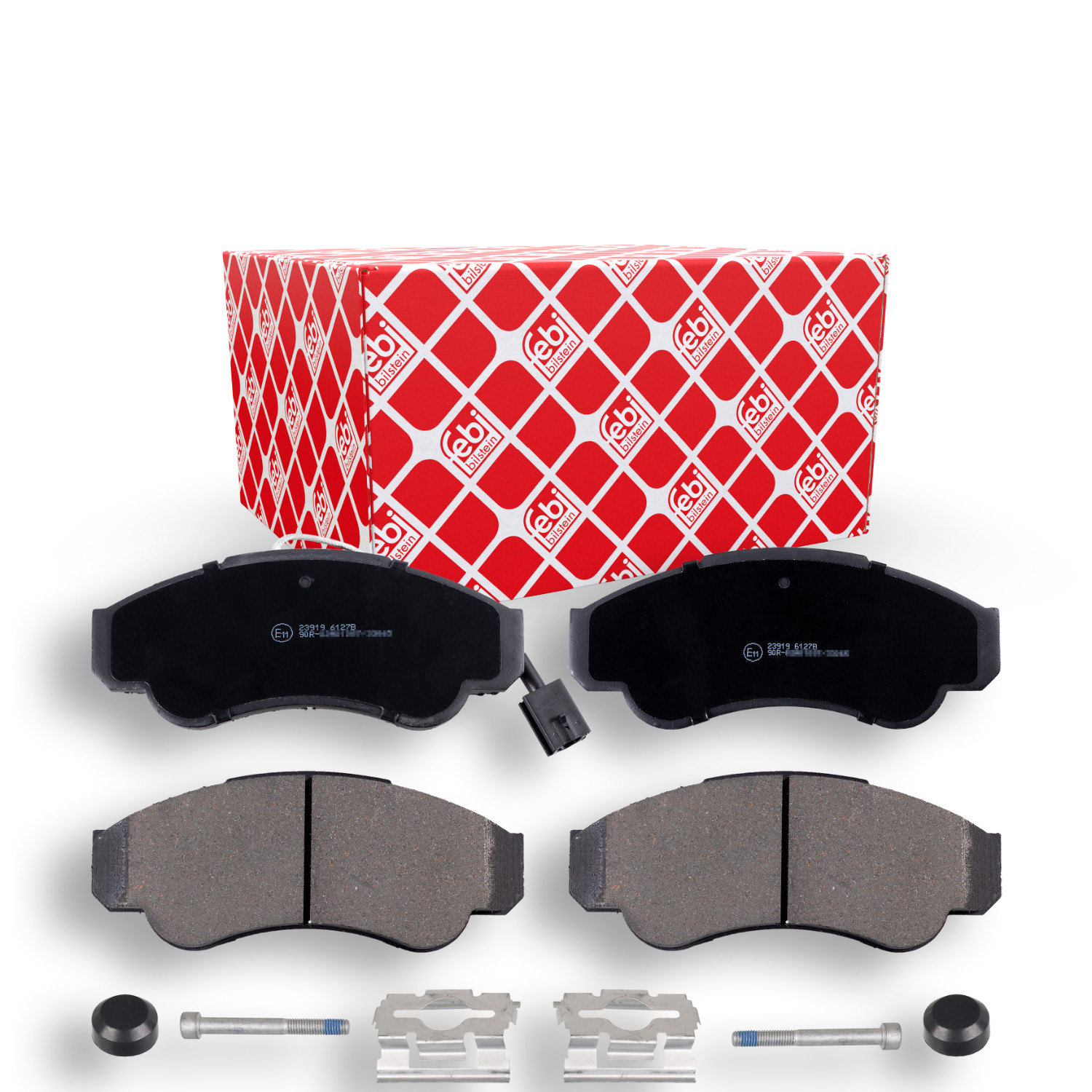 FEBI BILSTEIN Bremseklodser 16663 foraksel for PEUGEOT CITROËN FIAT