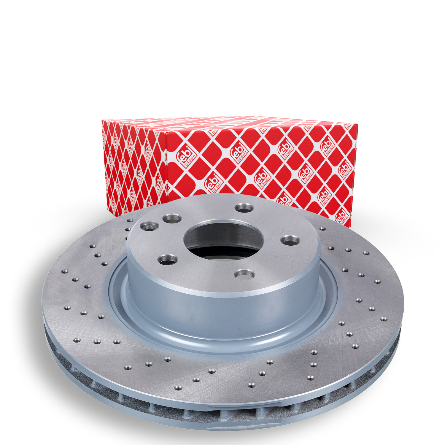 FEBI BILSTEIN Bremseskive 22683 foraksel perforeret 312mm for MERCEDES-BENZ