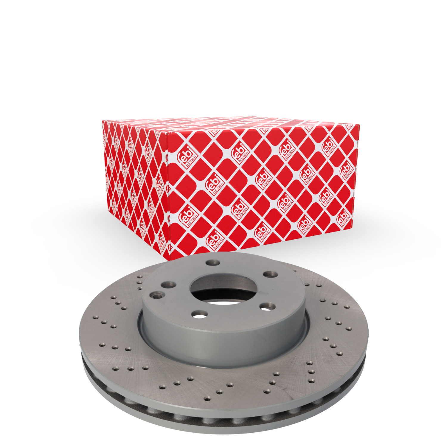 FEBI BILSTEIN Bremseskive 30552 foraksel perforeret 295mm for MERCEDES-BENZ