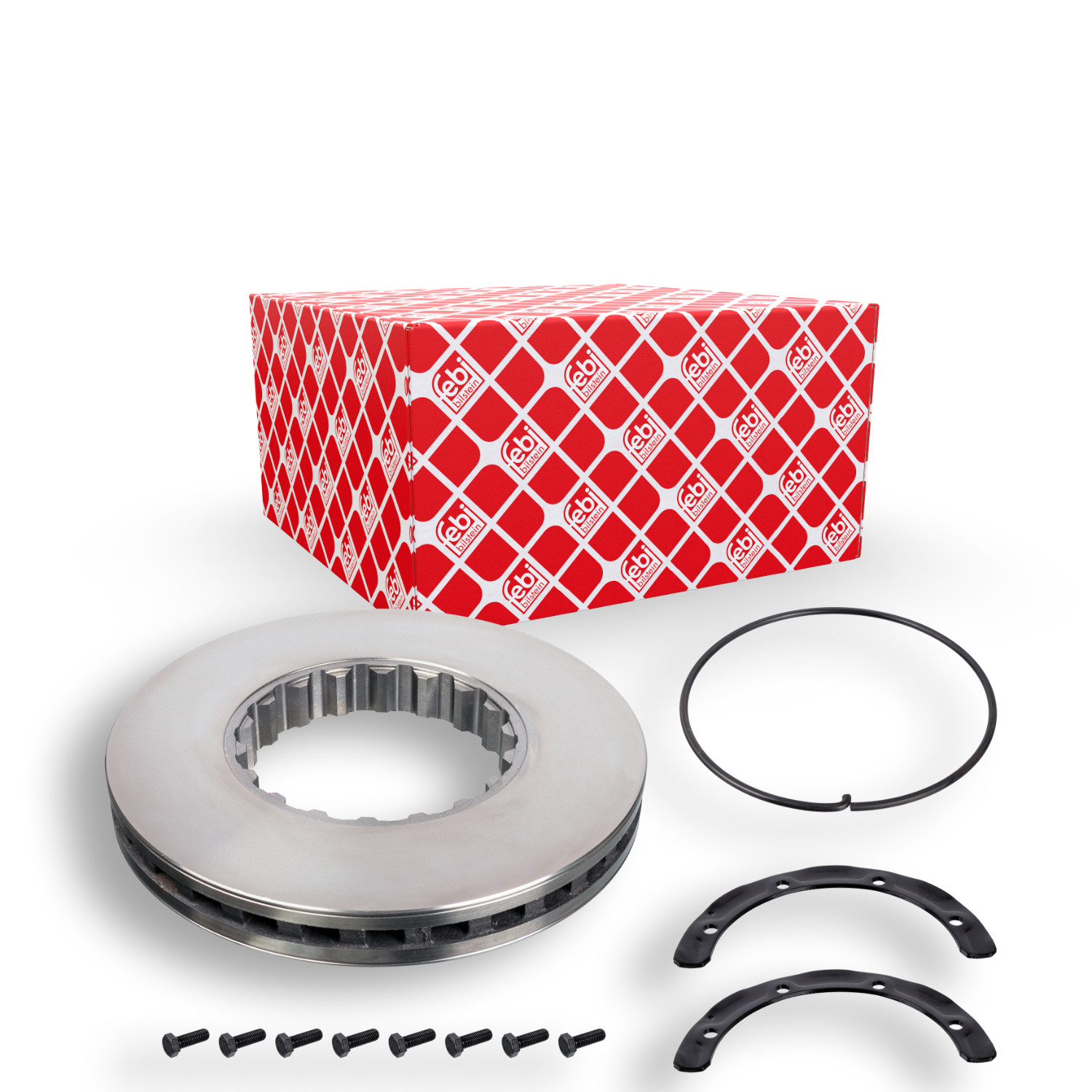 FEBI BILSTEIN 104672 foraksel indvendig ventileret 375mm for VOLVO RENAULT TRUCKS