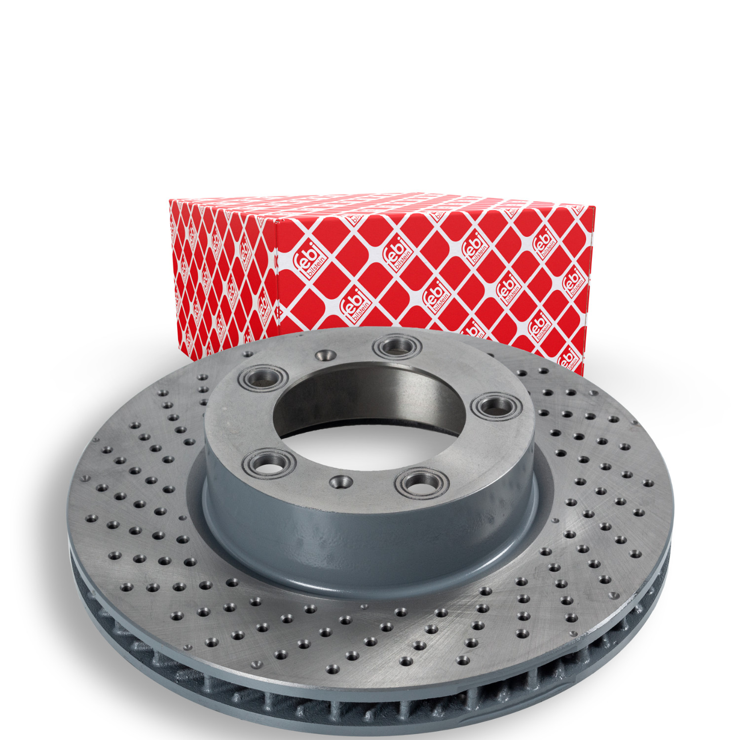 FEBI BILSTEIN Bremseskive 108213 venstre foraksel perforeret 315mm 28mm for PORSCHE
