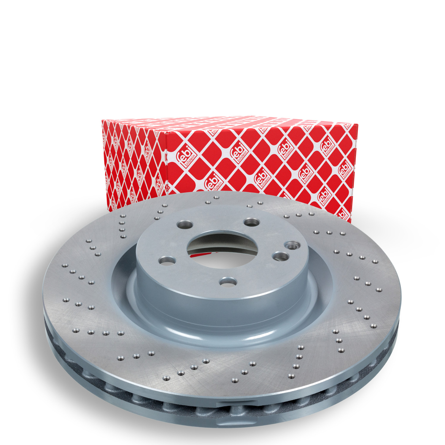 FEBI BILSTEIN Bremseskive 44007 foraksel perforeret 344mm for MERCEDES-BENZ