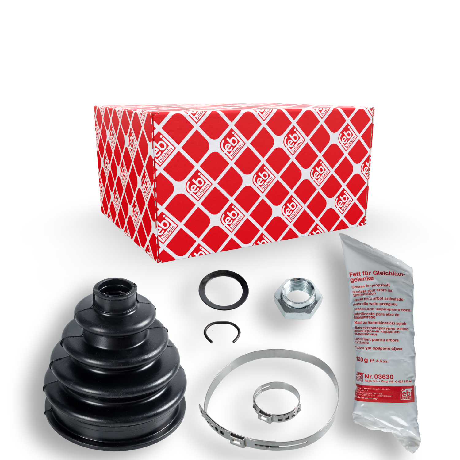 FEBI BILSTEIN Drivaksel Manchetsæt 03629 hjulsidet for VW