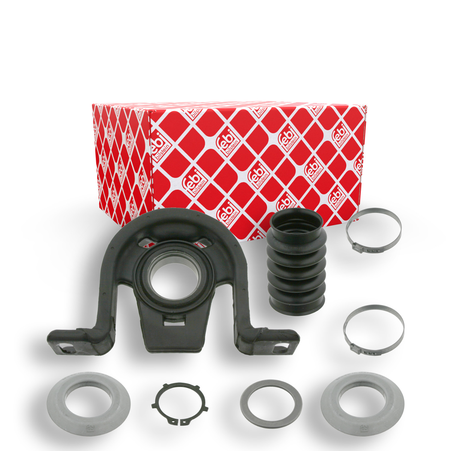 FEBI BILSTEIN Reperationssæt, kardanaksel-mellemleje 24493 for DODGE MERCEDES-BENZ VW