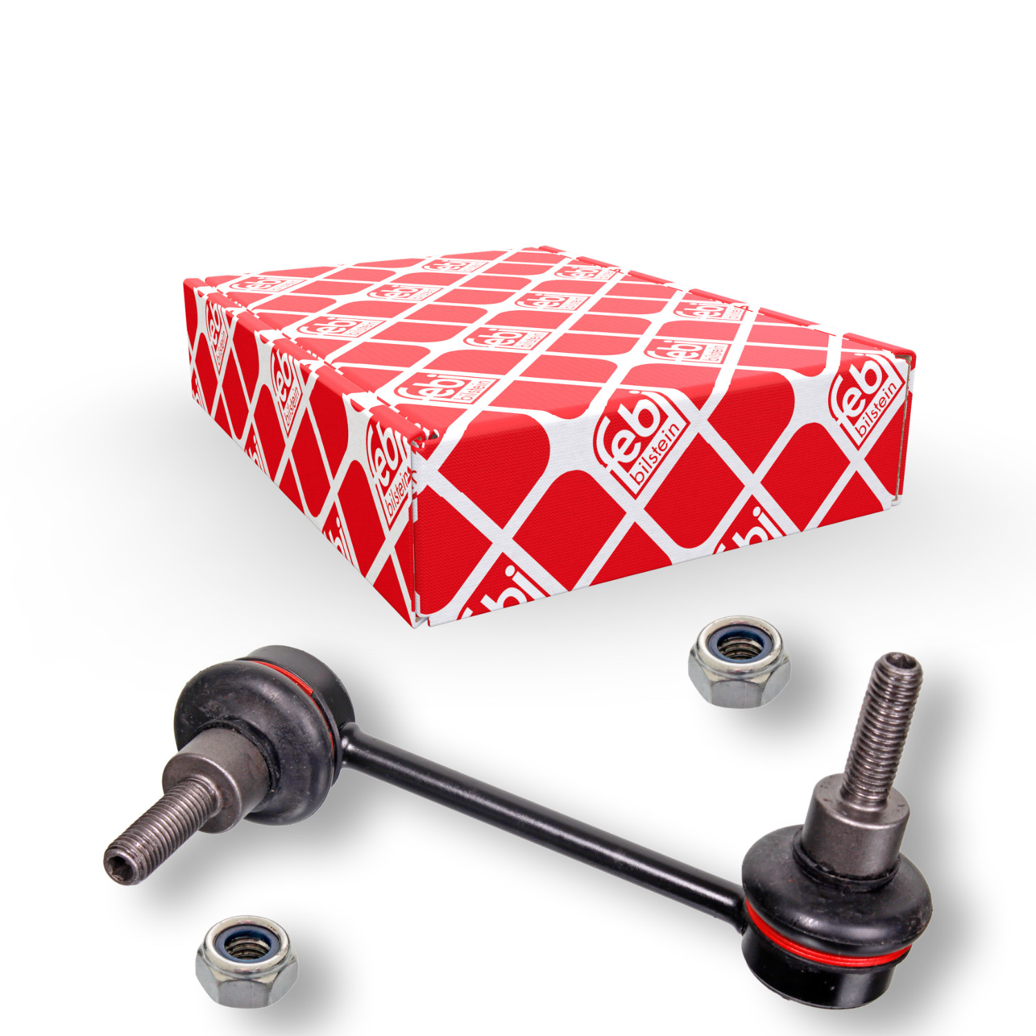 FEBI BILSTEIN Stang/led, stabilisator 19867 venstre foraksel for OPEL GENERAL MOTORS NISSAN RENAULT