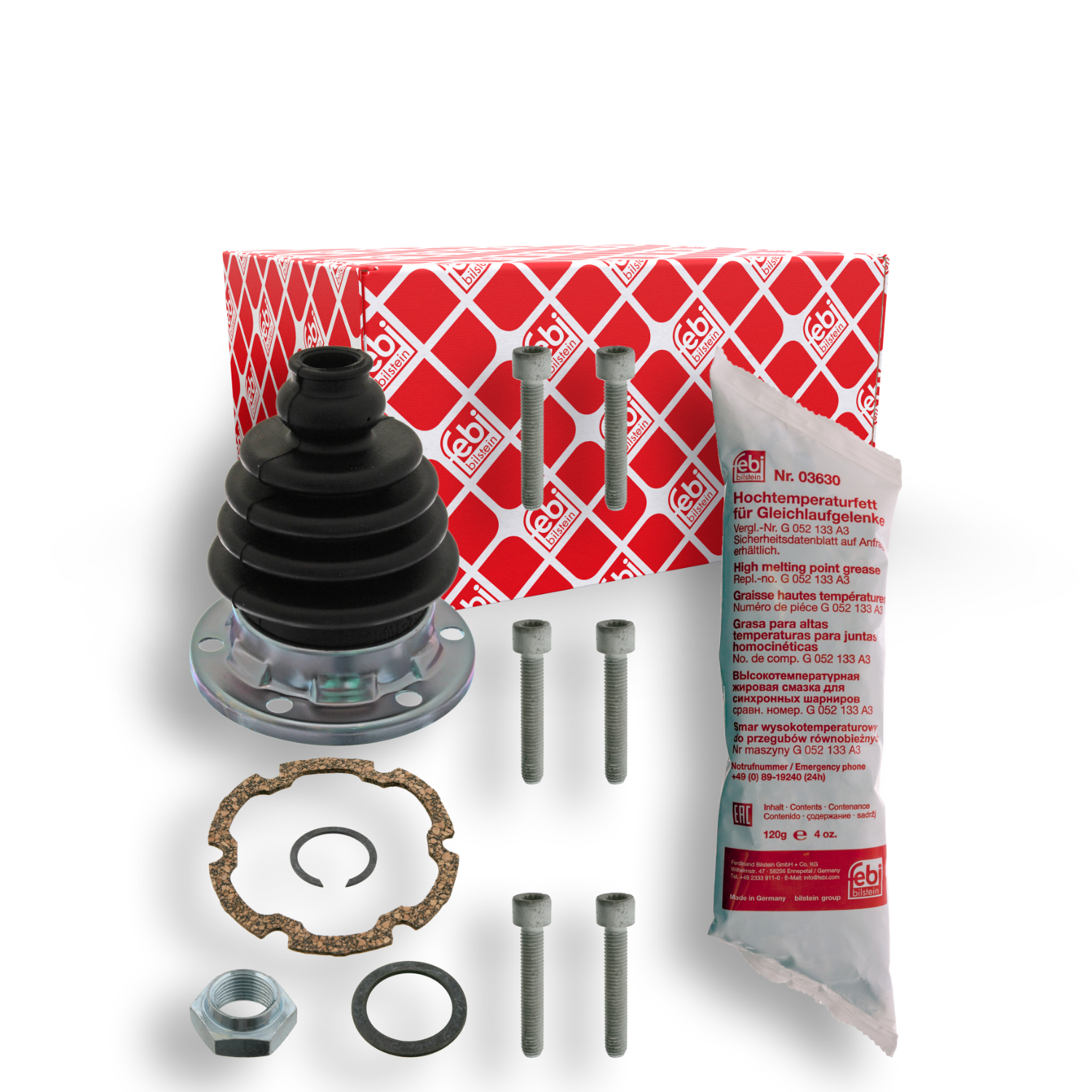 FEBI BILSTEIN Drivaksel Manchetsæt 07643 gearkasse-monteret for VW