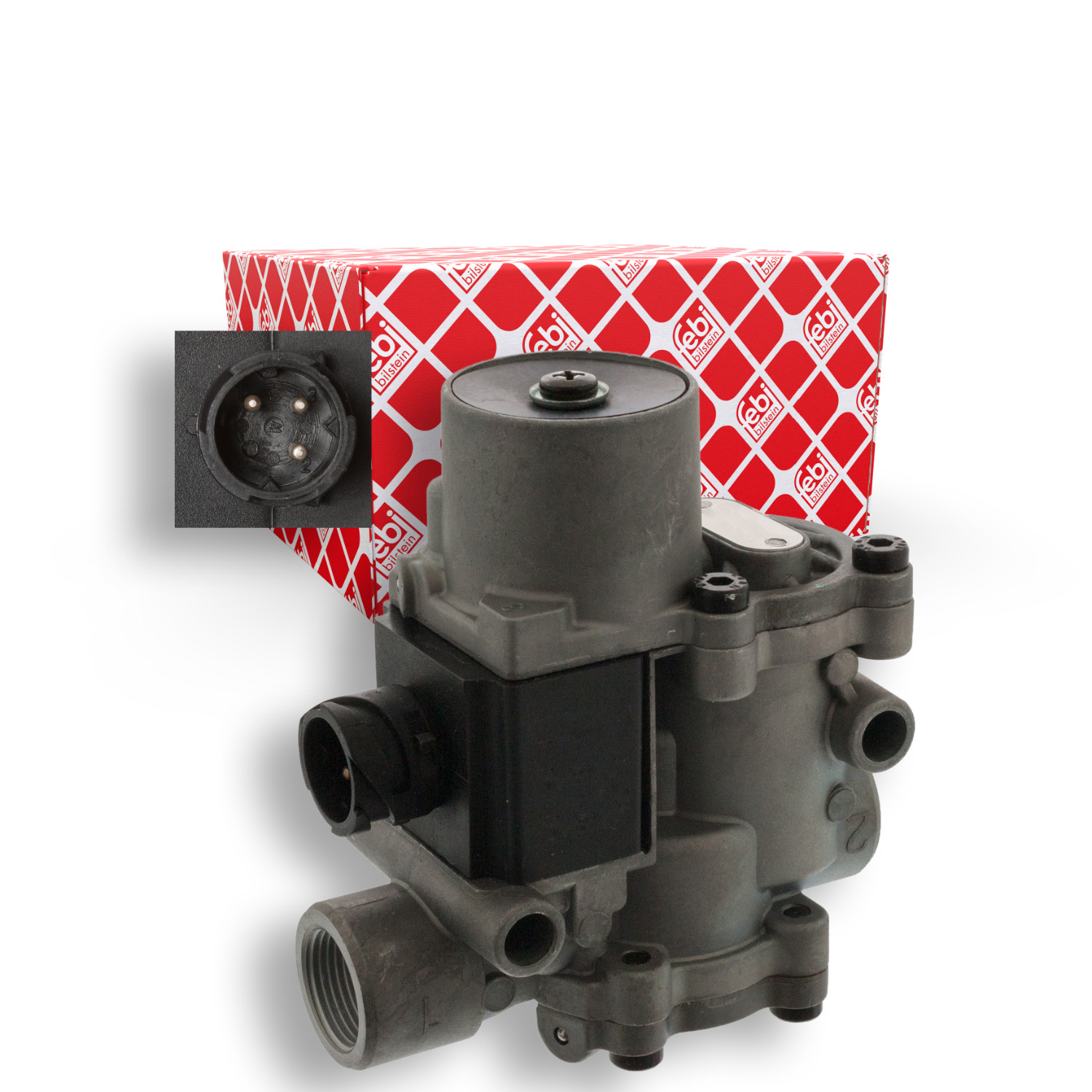 FEBI BILSTEIN Ventil, ABS-regulering 46283 for VOLVO DAF IVECO JIEFANG SINOTRUK (CNHTC)