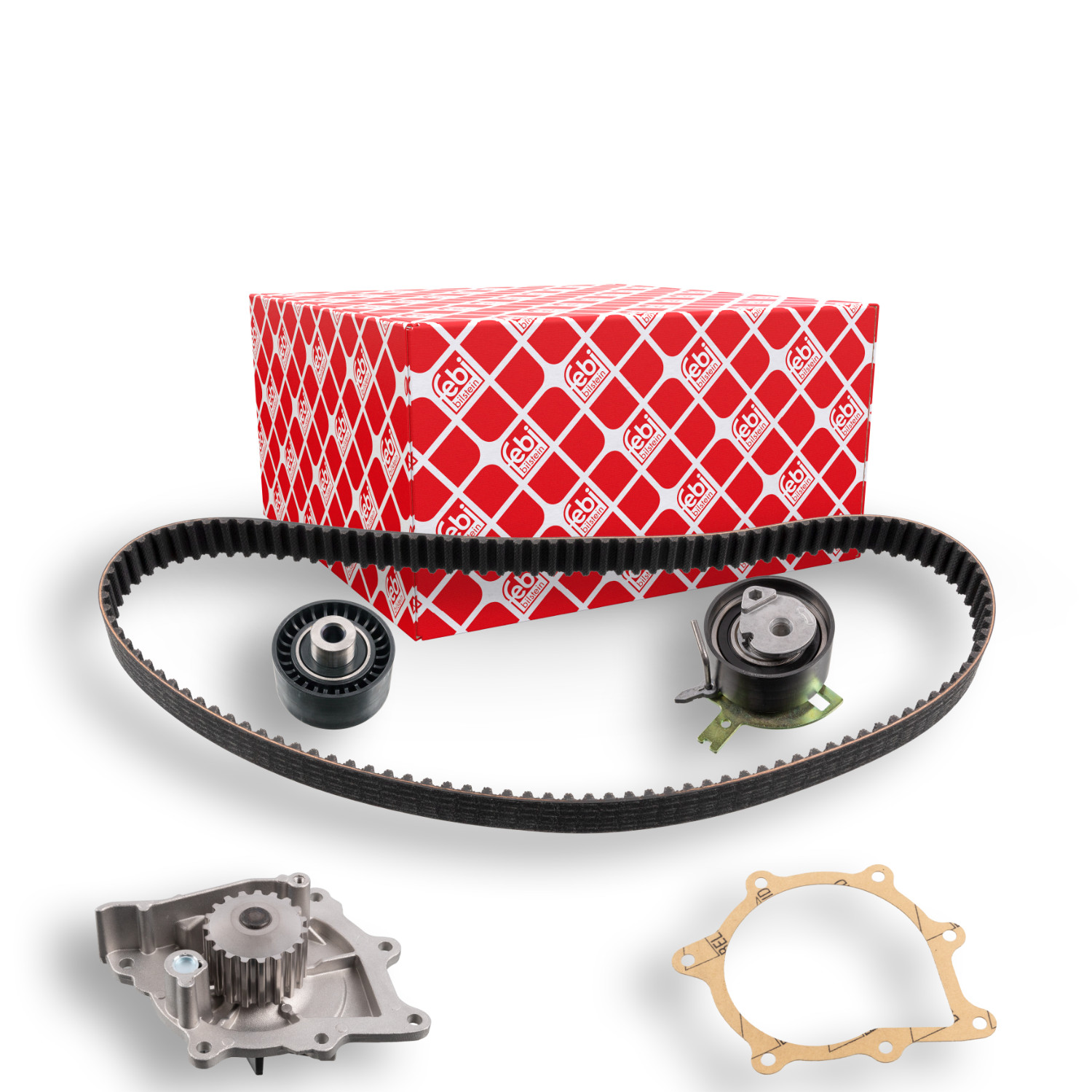 FEBI BILSTEIN Vandpumpe + tandremssæt 45175 for FORD LANCIA PEUGEOT FORD USA CITROËN FIAT JAGUAR MITSUBISHI LAND ROVER