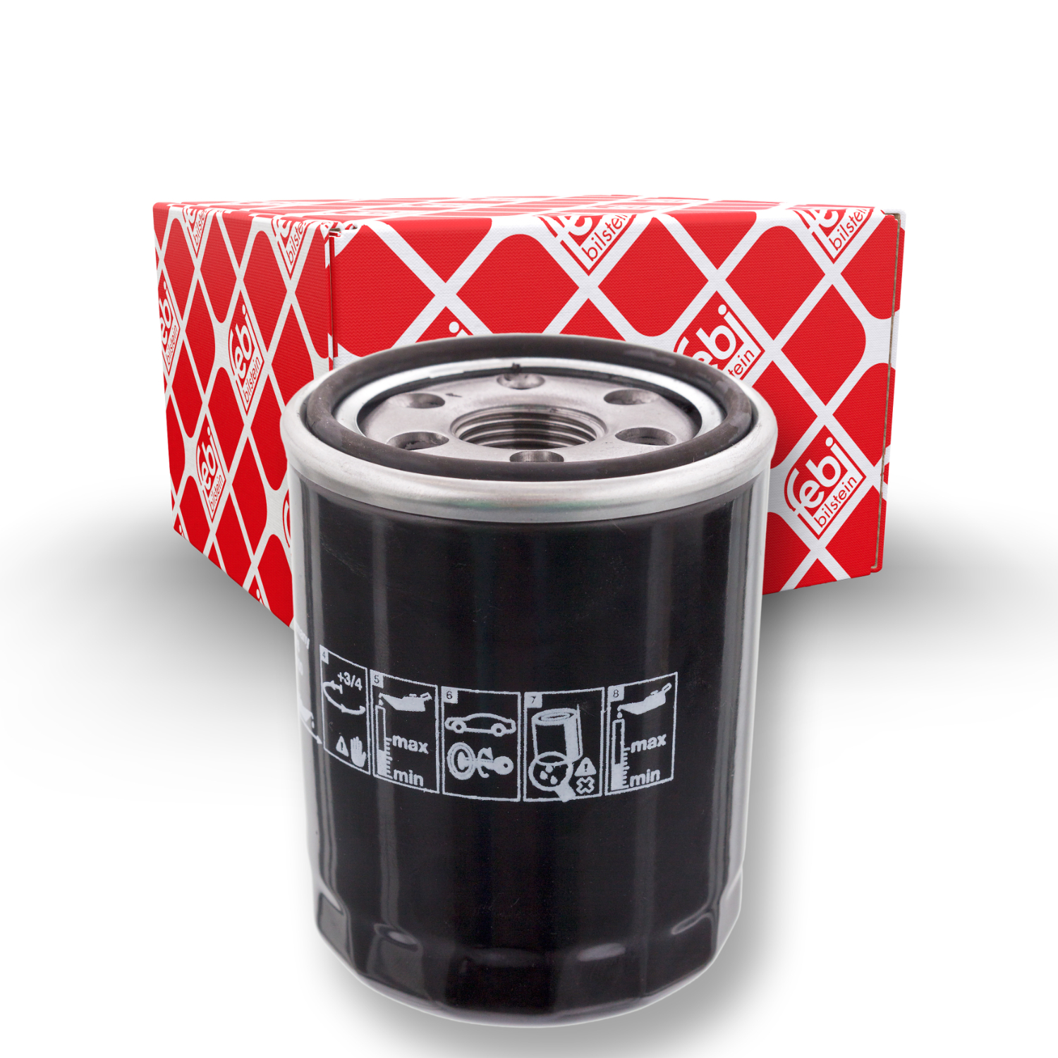FEBI BILSTEIN Oliefilter 32100 Påskruet 85mm for OPEL VAUXHALL FORD VOLVO LANCIA FIAT BYD NISSAN DODGE MITSUBISHI LAMBORGHINI FORD USA CHRYSLER PEUGE