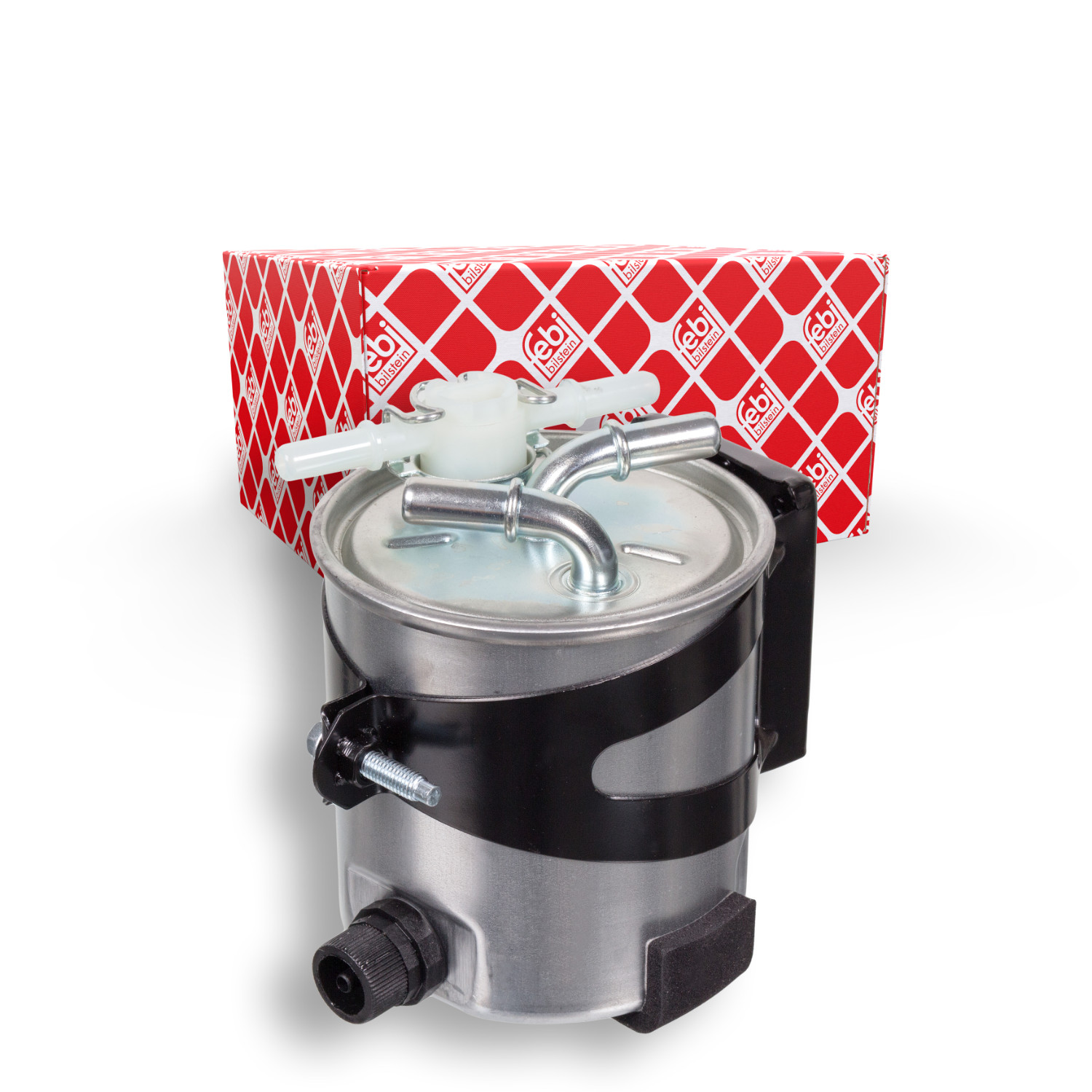 FEBI BILSTEIN Brændstof-filter 48550 med vandaftapningsskrue housing_material_2079|Kabinetmateriale|Metal height_mm_209|Højde [mm]|124 outer_diameter_