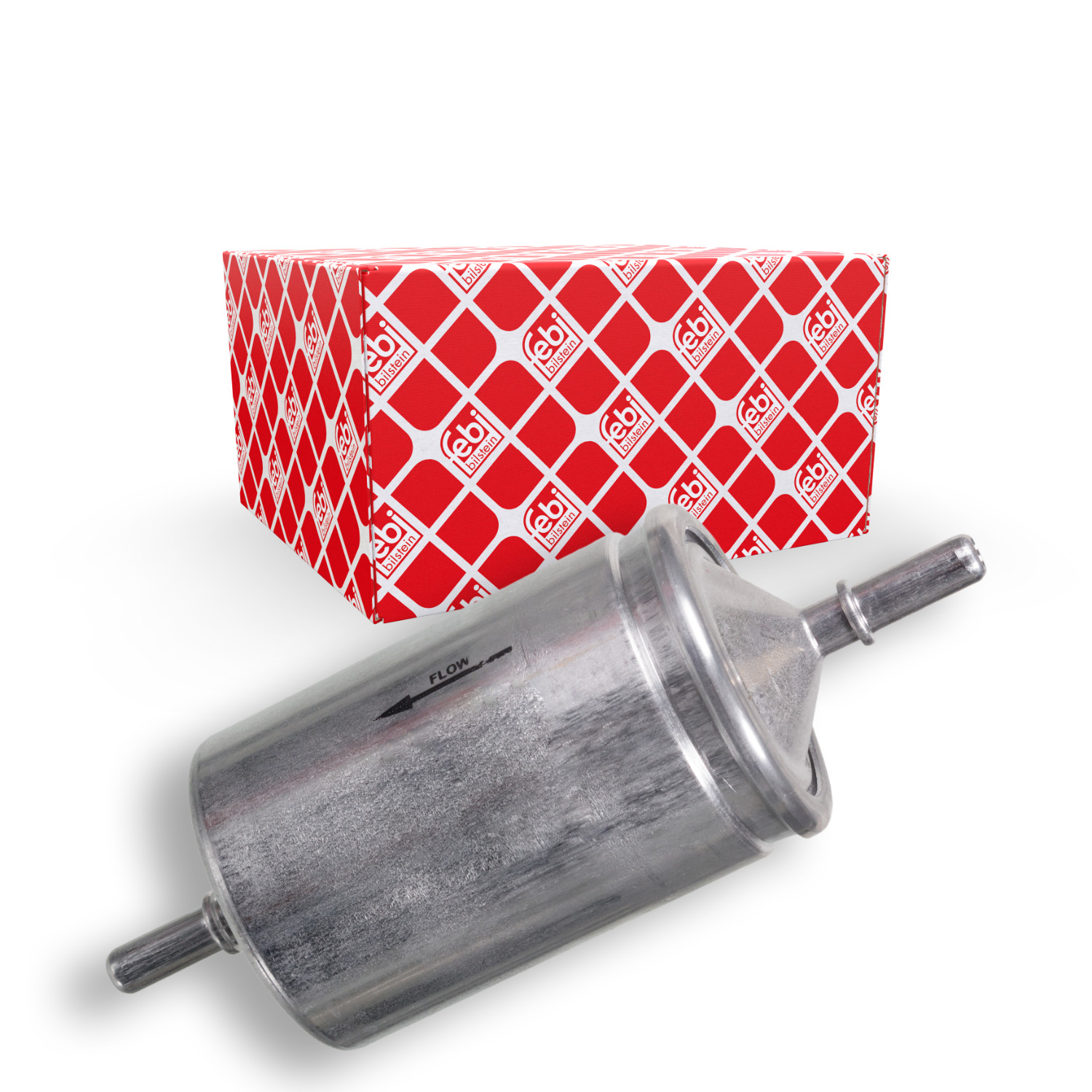 FEBI BILSTEIN Brændstof-filter 48555 Lednings 155mm for MERCEDES-BENZ