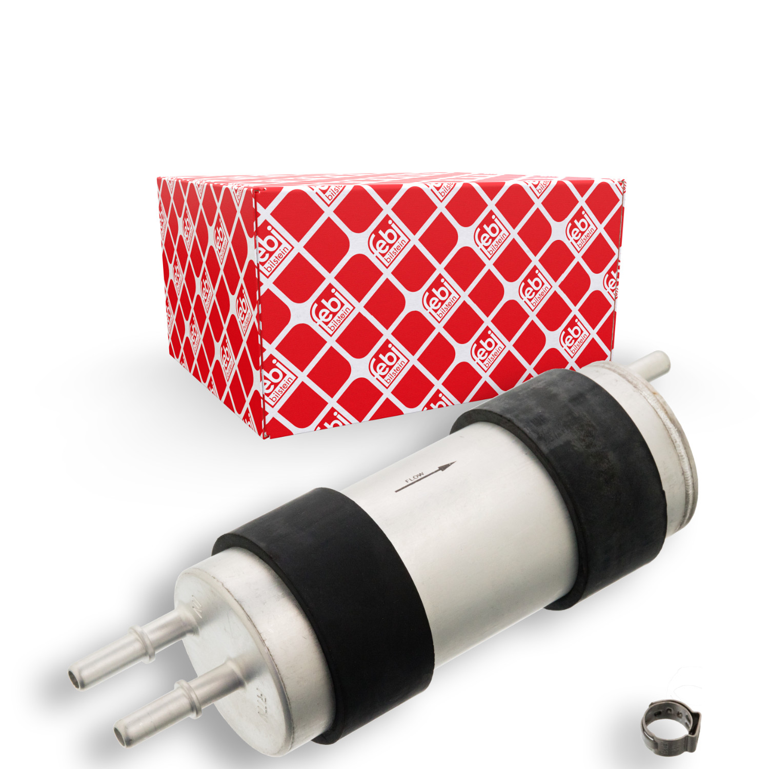 FEBI BILSTEIN Brændstof-filter 100369 Lednings 207mm for BMW