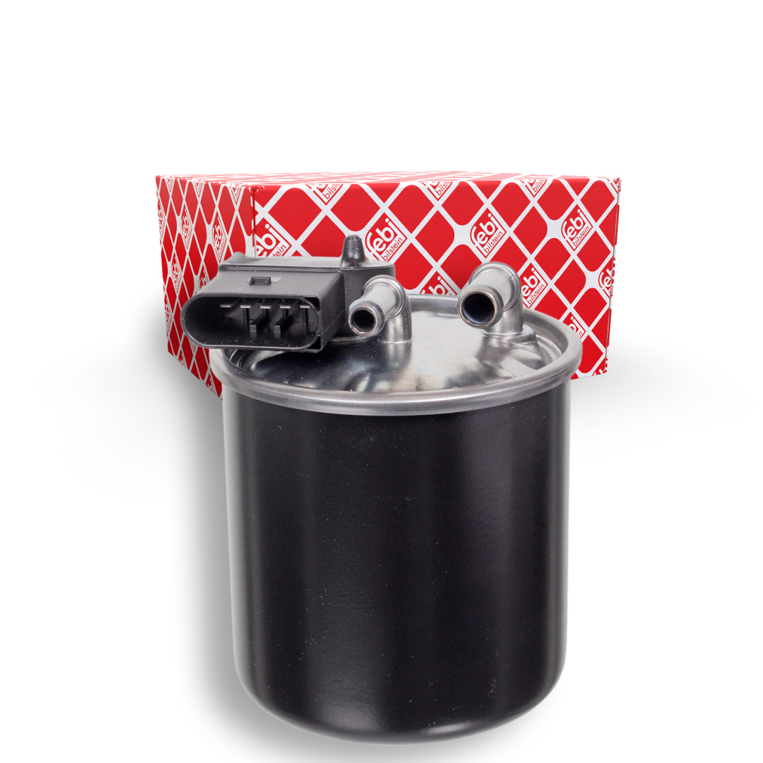 FEBI BILSTEIN Brændstof-filter 100472 med filtervarme 124mm for FREIGHTLINER