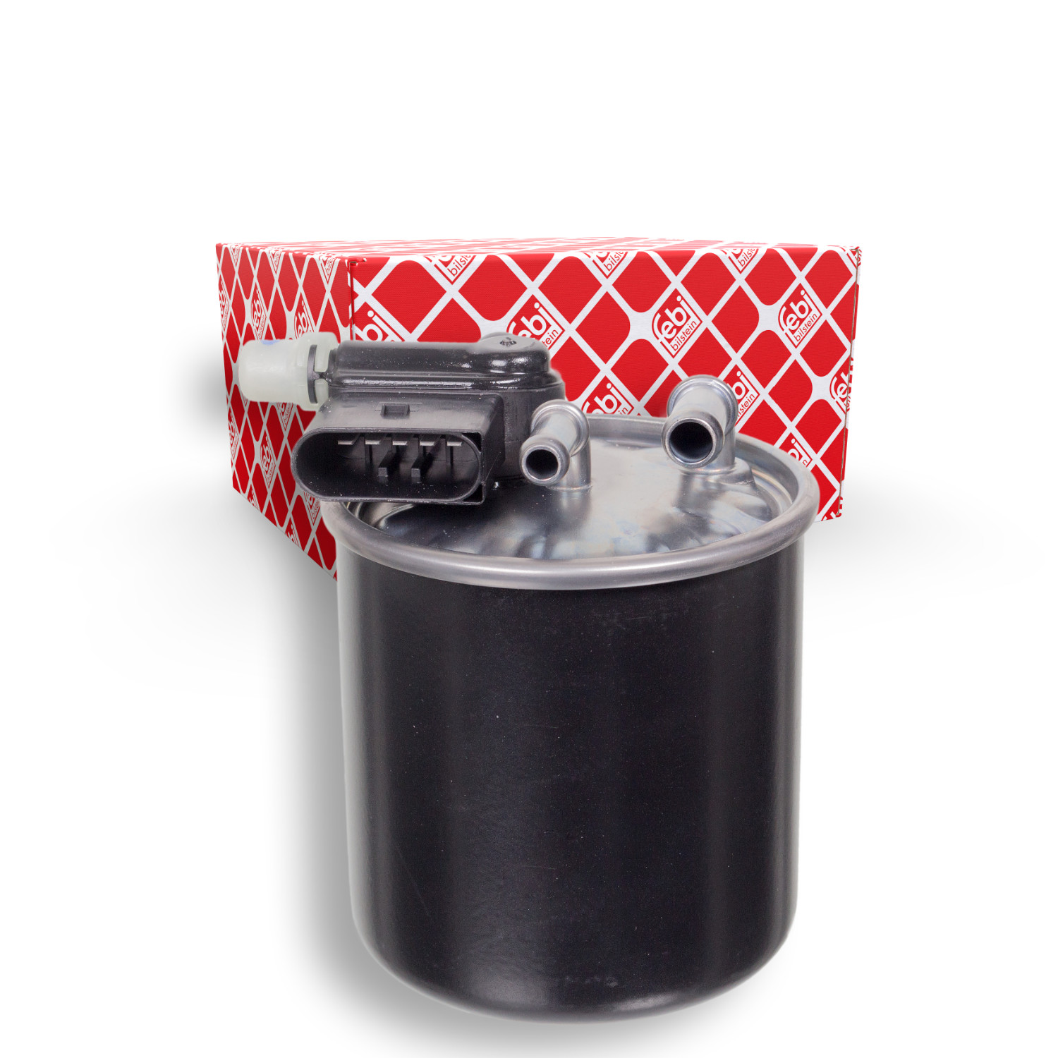 FEBI BILSTEIN Brændstof-filter 100470 med filtervarme for_oe_number_48|til original-nummer|642 090 60 52 124mm for MERCEDES-BENZ INFINITI