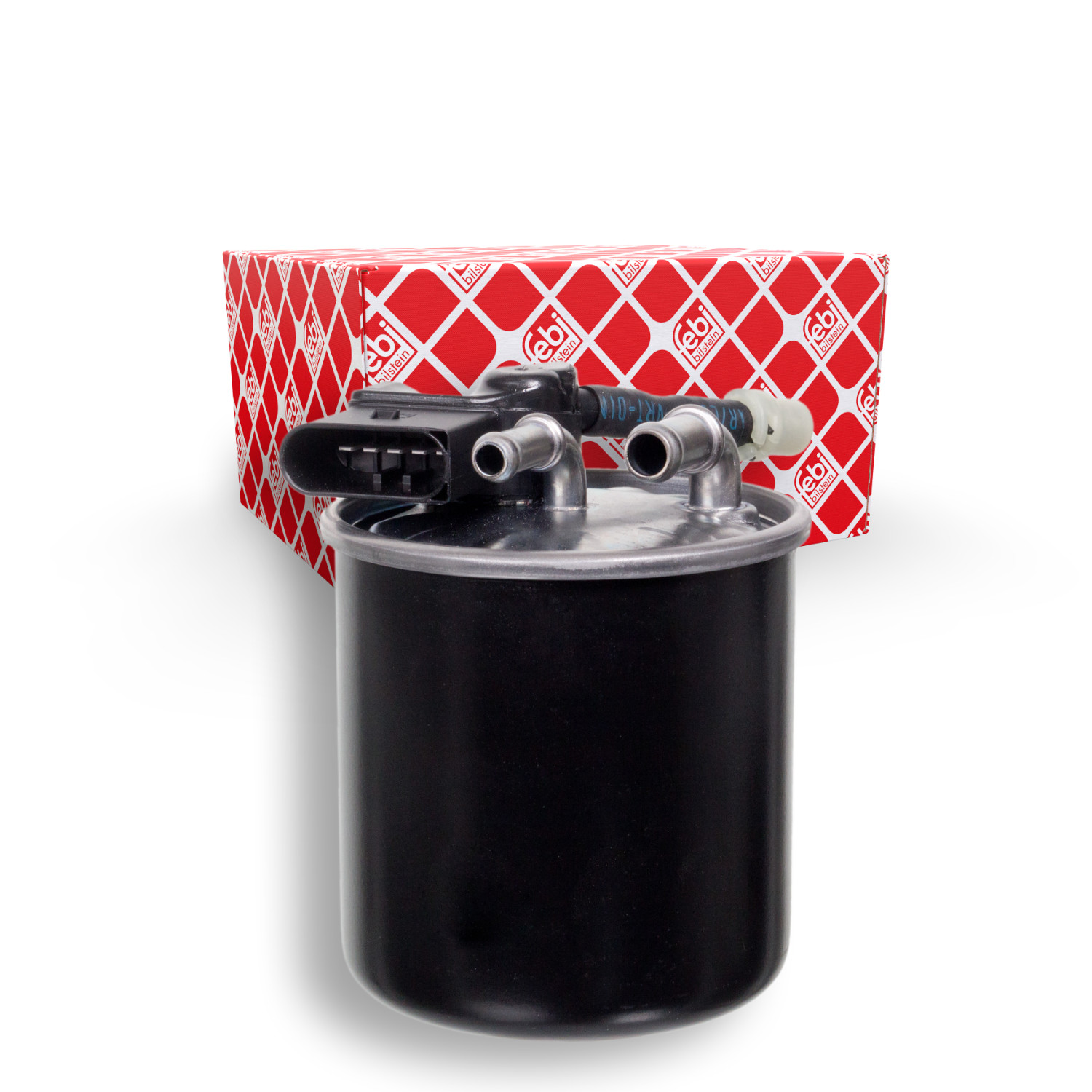 FEBI BILSTEIN Brændstof-filter 100473 med filtervarme for_oe_number_48|til original-nummer|651 090 28 52 124mm for MERCEDES-BENZ INFINITI