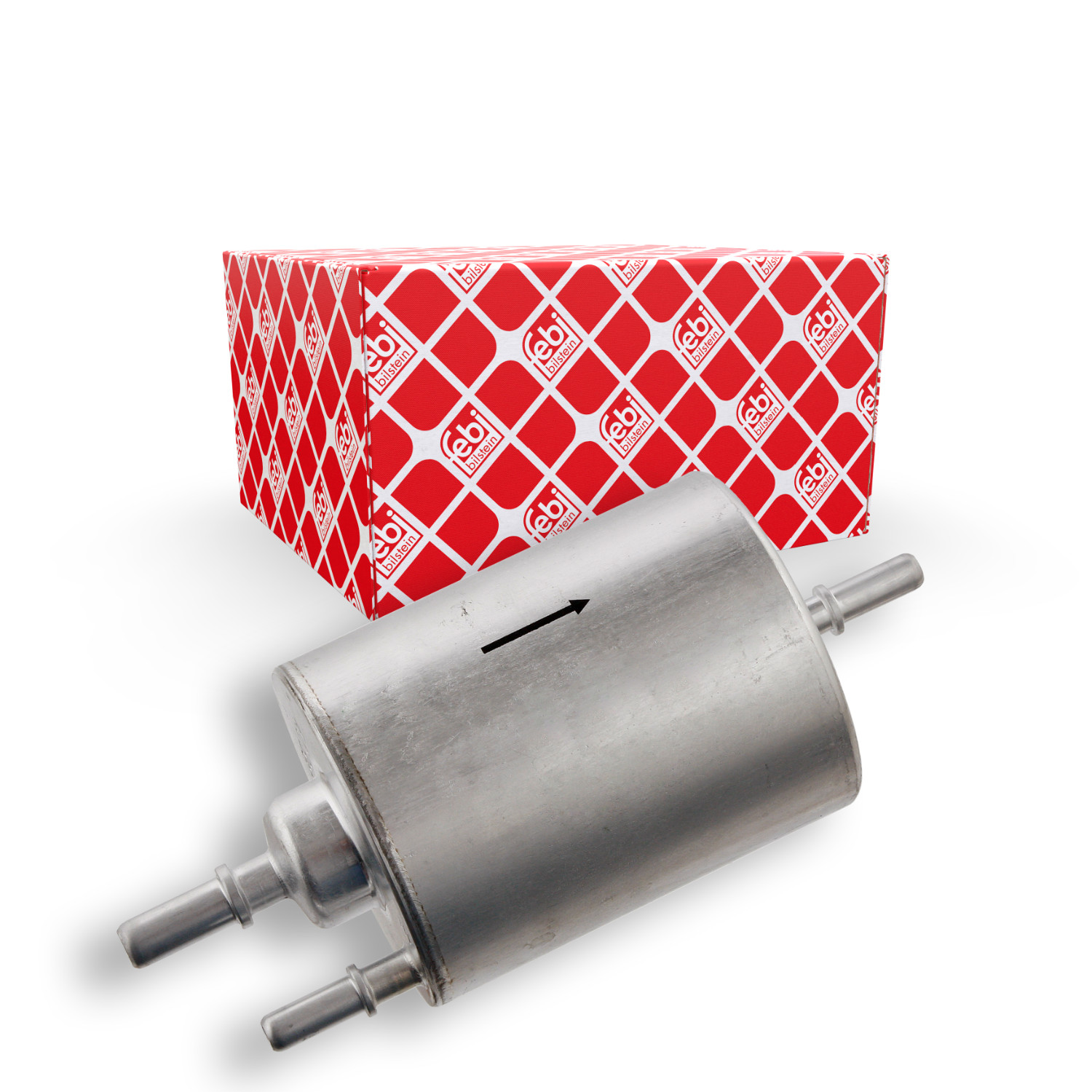 FEBI BILSTEIN Brændstof-filter 30753 Lednings 176mm for AUDI