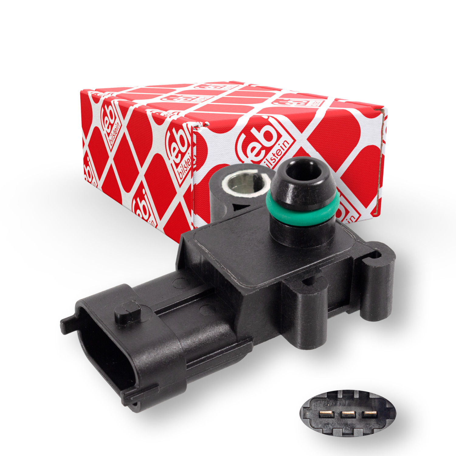 FEBI BILSTEIN Sensor, ladetryk 174424 for FORD VOLVO PEUGEOT JAGUAR MAZDA FORD USA LAND ROVER