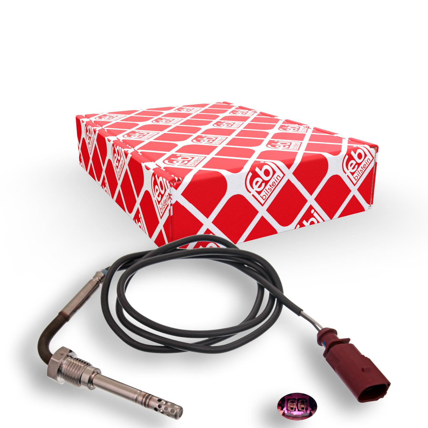 FEBI BILSTEIN Sensor, udstødningsgastemperatur 49263 foran partikelfilter for AUDI VW