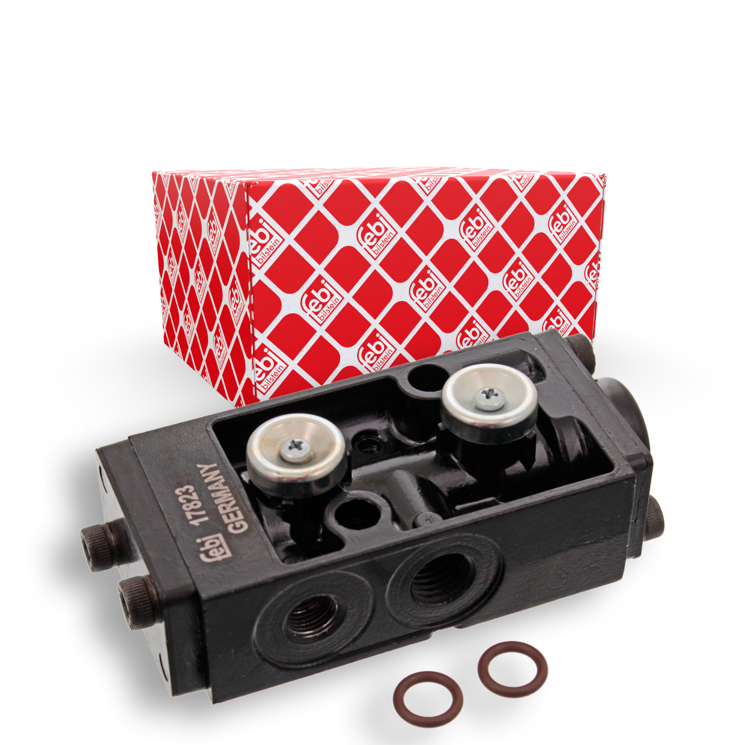 FEBI BILSTEIN Magnetventil, skiftecylinder 17823 for DAF IVECO MAN RENAULT TRUCKS