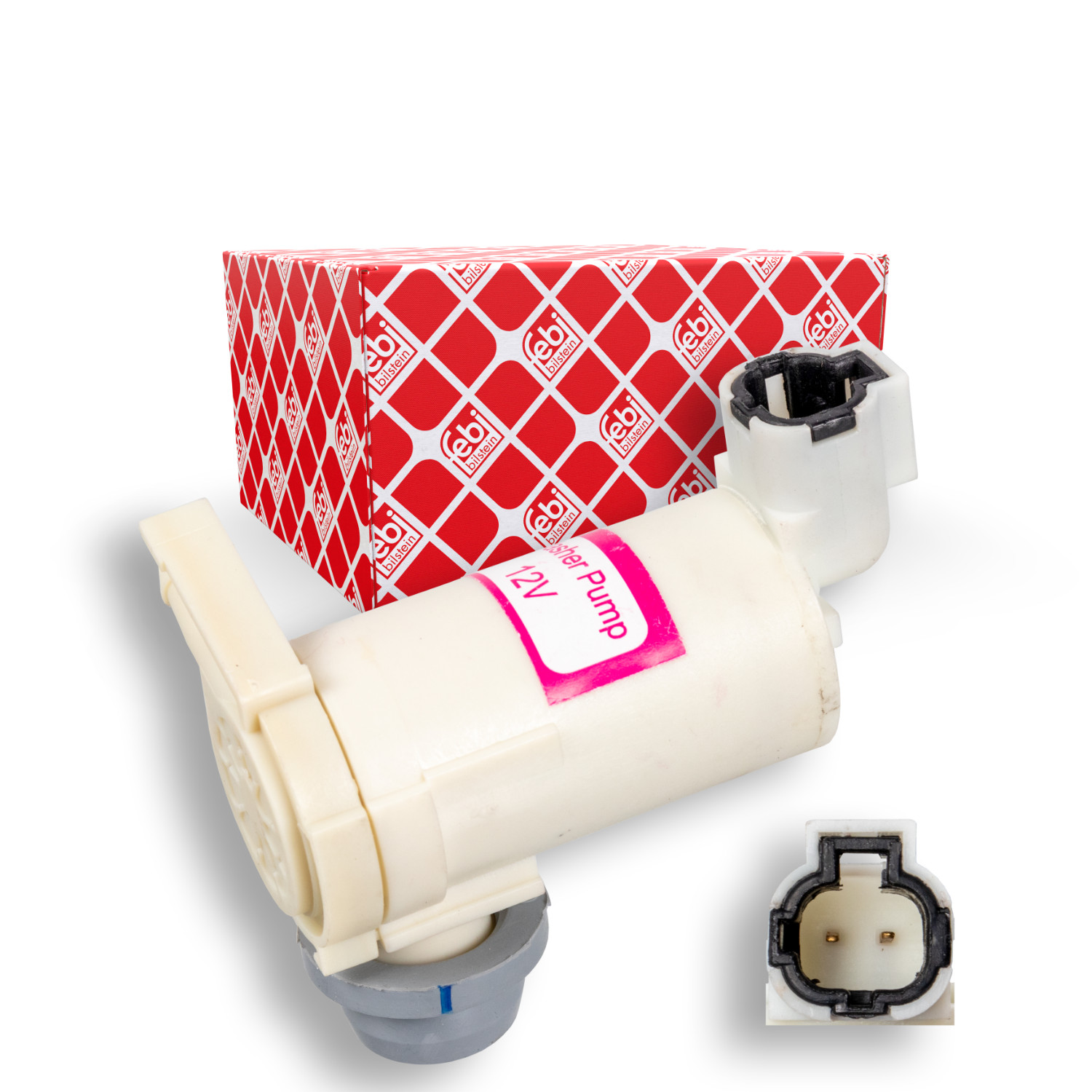 FEBI BILSTEIN Vandpumpe, rudevisker/vasker 109279 foran for NISSAN