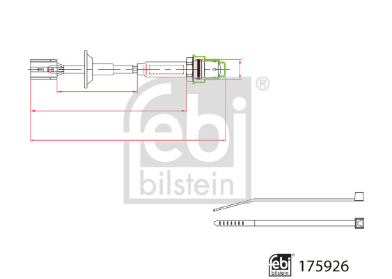 FEBI BILSTEIN Lambdasonde 175926 for TOYOTA