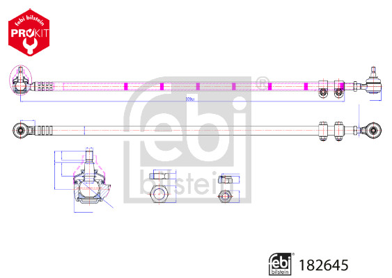 FEBI BILSTEIN 182645 foraksel 25,7mm