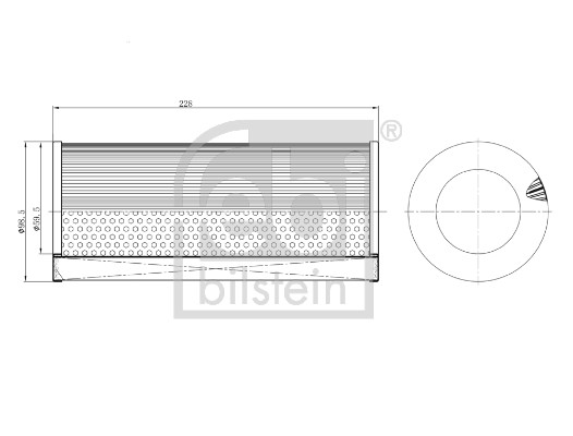 FEBI BILSTEIN 186038 99mm for STEYR