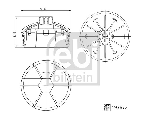 FEBI BILSTEIN 193672 134mm