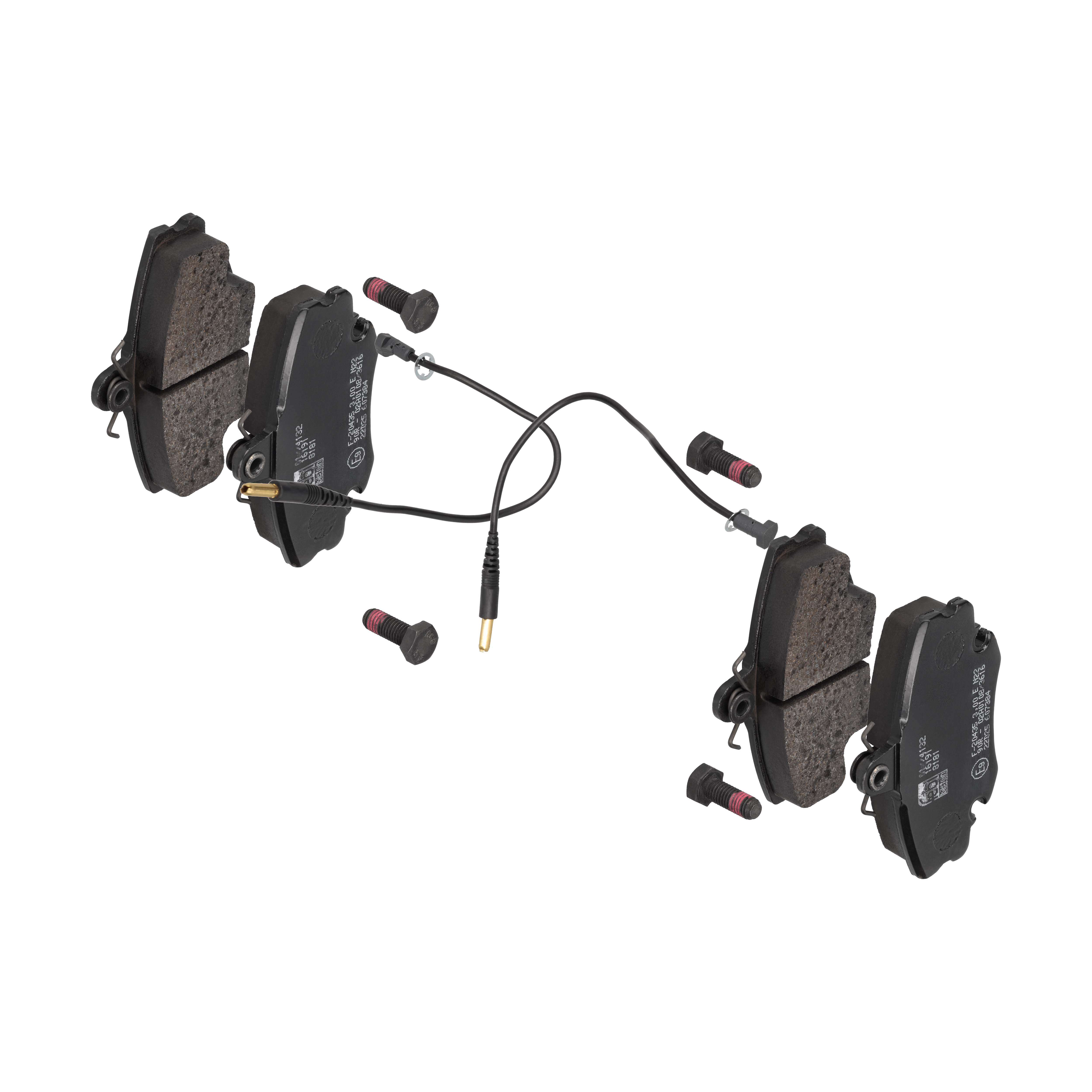 FEBI BILSTEIN Bremseklodser 16191 foraksel for DACIA RENAULT