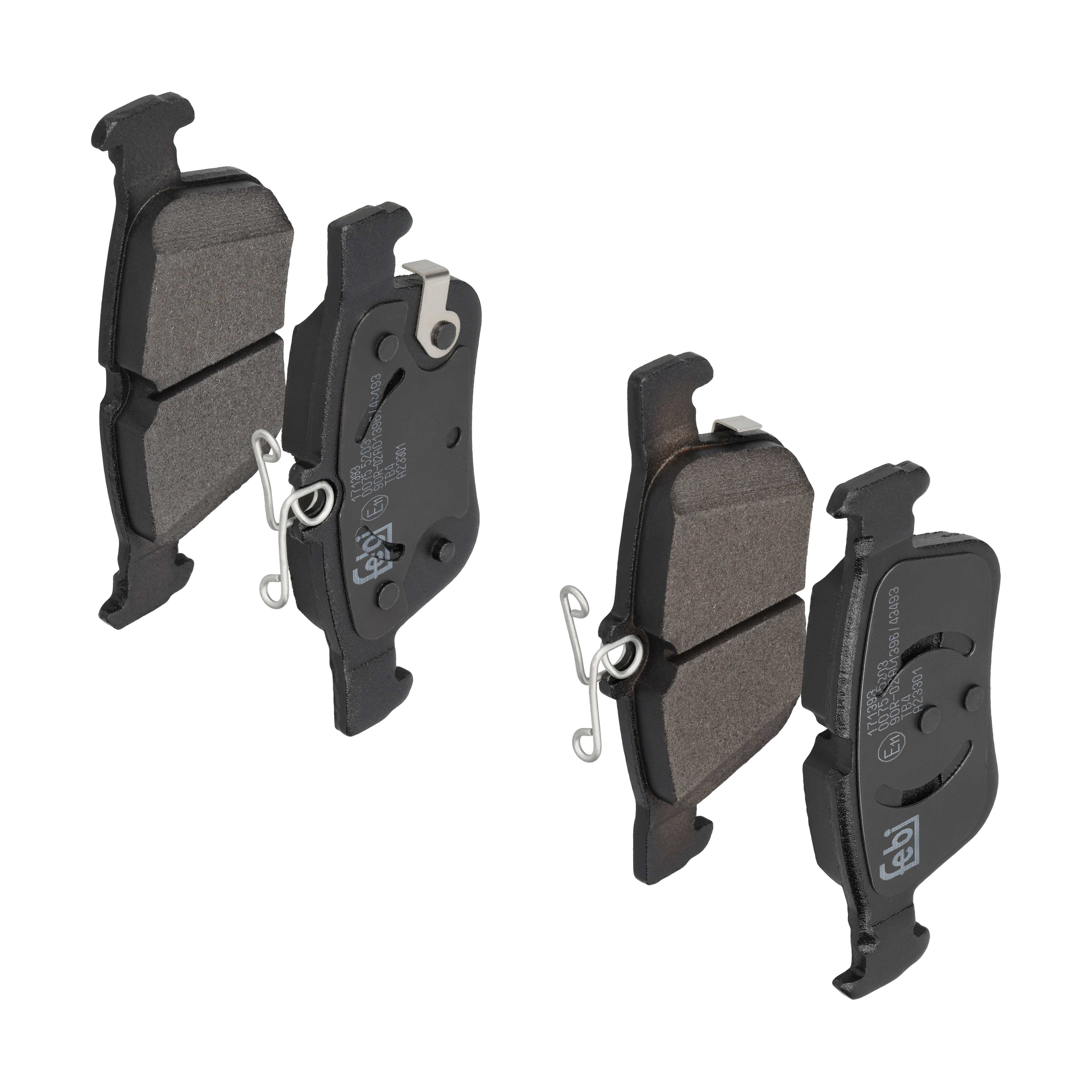 FEBI BILSTEIN Bremseklodser 171393 bagaksel for FORD
