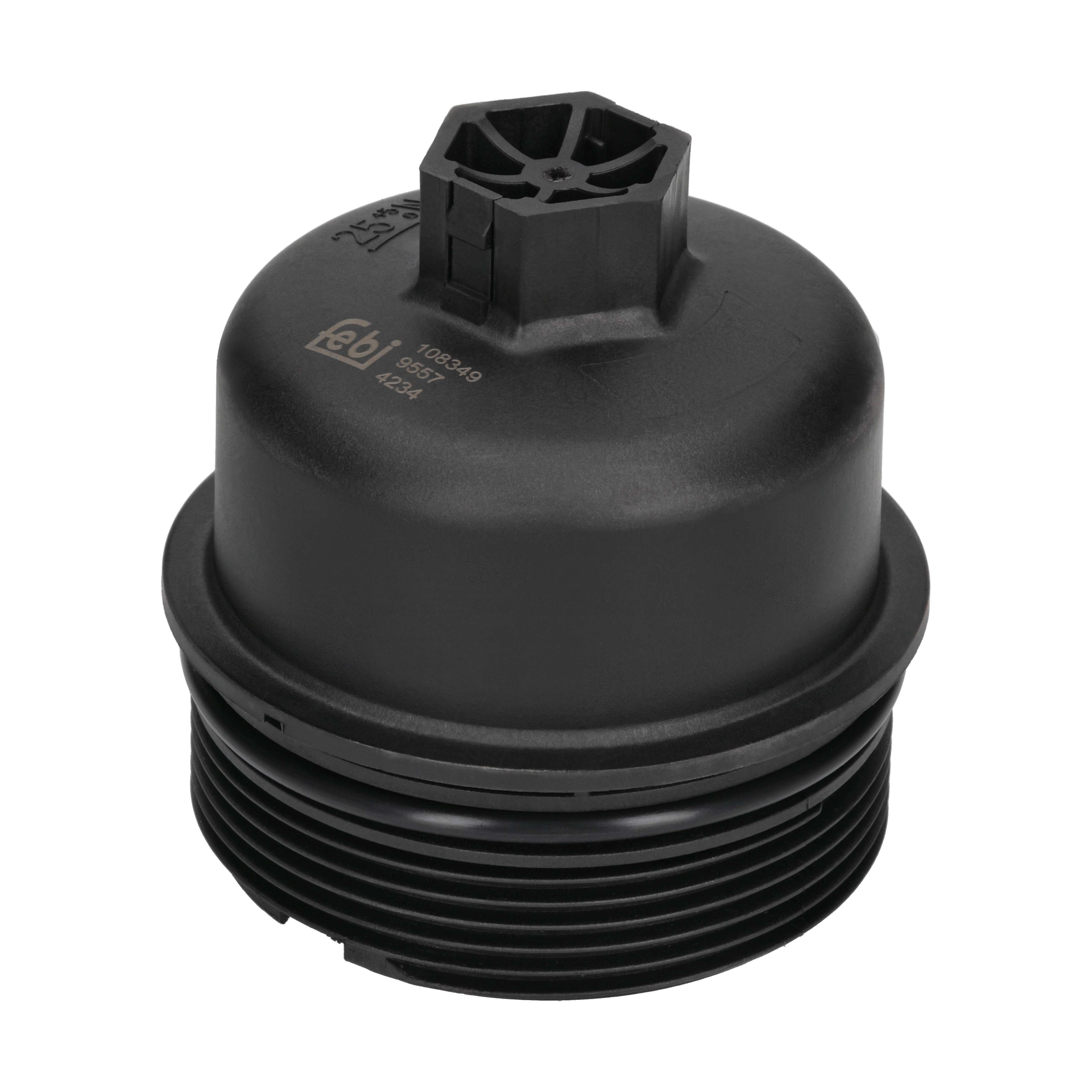 FEBI BILSTEIN Dæksel, oliefilterhus 108349 for FORD OPEL VOLVO LANCIA VAUXHALL FIAT CITROËN MINI PEUGEOT