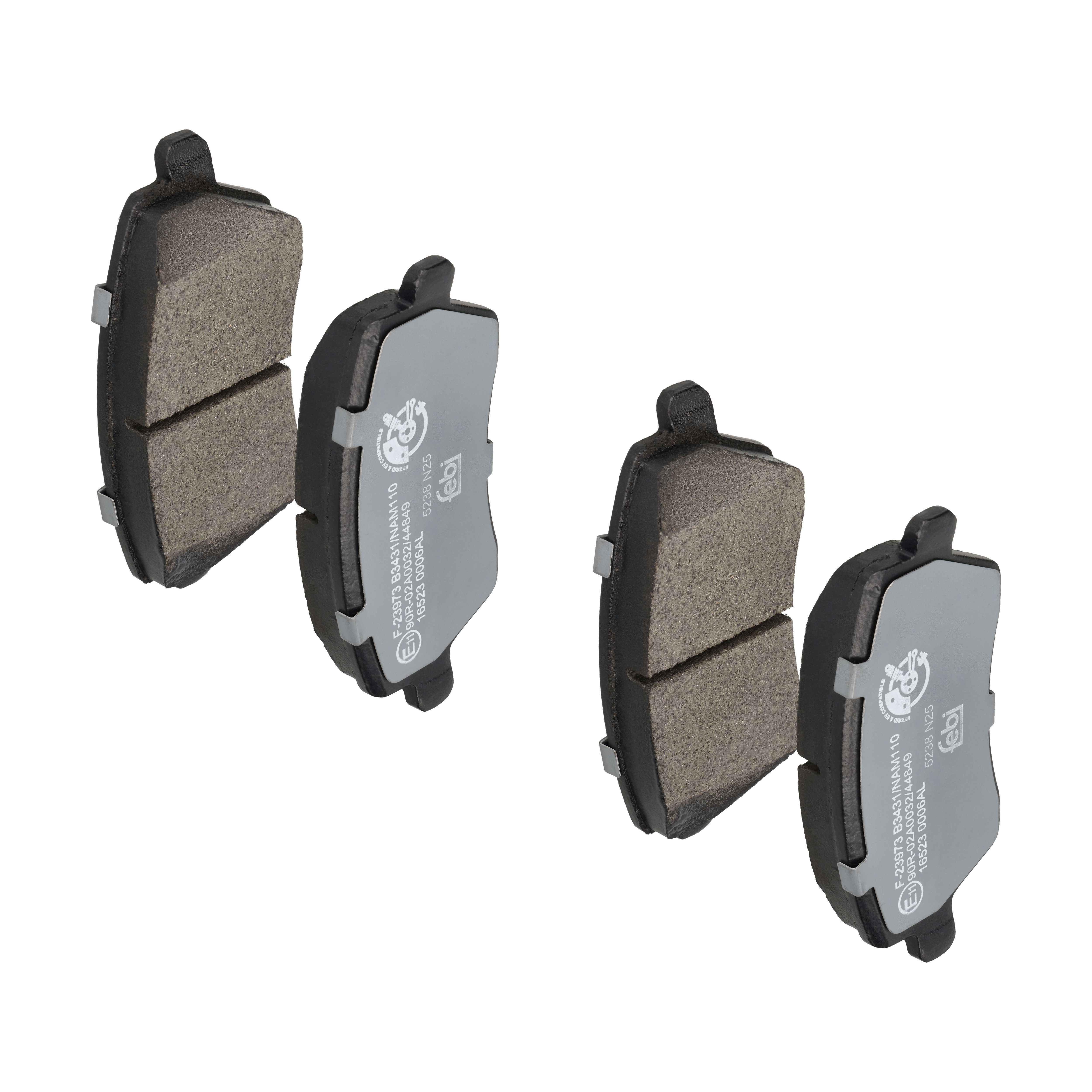 FEBI BILSTEIN Bremseklodser 16523 foraksel for MERCEDES-BENZ NISSAN DACIA RENAULT