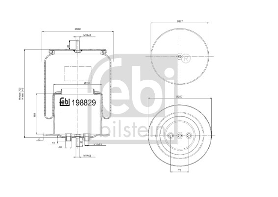 FEBI BILSTEIN 198829 bagaksel for IVECO
