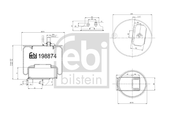 FEBI BILSTEIN 198874 højre foraksel for IVECO