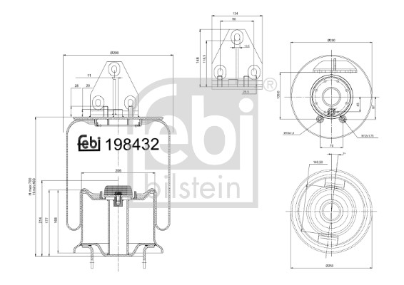 FEBI BILSTEIN 198432 venstre foraksel for IVECO