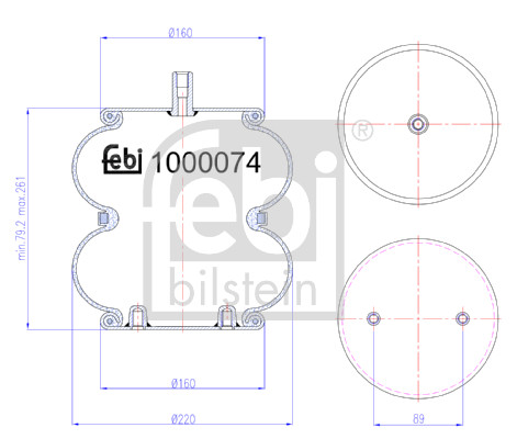FEBI BILSTEIN 1000074 for MERCEDES-BENZ