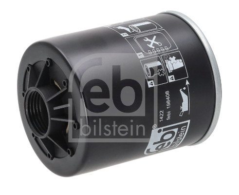 FEBI BILSTEIN Brændstof-filter 198408 Påskruet 122mm for MERCEDES-BENZ